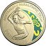 Australia 1 Dollar Australian Paralympic Team 2024  BU in Coincard AUSTRALIAN PARALYMPIC TEAM PARIS 2024 coin reverse