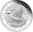 Australia 1 Dollar Charles III. Swan 2024 P125 BU 2024 1OZ 9999 AUSTRALIAN SILVER SWAN P125 AH coin reverse
