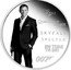 Tuvalu 1 Dollar (James Bond Legacy. Daniel Craig) CASINO ROYALE 7™ QUANTUM OF SOLACE 7™ SKYFALL™ SPECTRE™ NO TIME TO DIE 007™ coin reverse