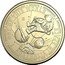 Australia 1 Dollar (Out of this World. Australia in Space. B) B EW OUT OF THIS WORLD AUSTRALIA IN SPACE ROVERS TECHNOLOGY ROCKETS ASTRONAUTS SATELLITES COMMUNICATIONS GPS ASTRONOMY EXPLORATION DISCOVERY coin reverse