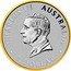 Australia 1 Dollar The Perth Mint's 125th Anniversary. Gilded 2024 P125 CHARLES III AUSTRALIA 1 DOLLAR DT coin obverse