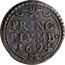 Italy 1 Soldo (Giovan Battista Ludovisi) PRINC PLVMB 1694 coin reverse