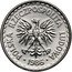 Poland 1 Zloty (Circulation Coin Trial Strike) KM# Pr528 POLSKA RZECZPOSPOLITA LUDOWA MW 1986 coin obverse