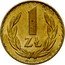 Poland 1 Zloty (Circulation Coin Trial Strike) KM# Pr20b 1 ZŁ PRÓBA coin reverse