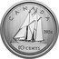Canada 10 Cents (Charles III Specimen) CANADA 2024 10 CENTS H coin reverse