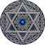 Fiji 10 Dollars (Mandala Art. Jewish Style)  coin reverse