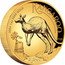 Australia 100 Dollars (Australian Kangaroo. Proof High Relief) WR P125 KANGAROO 2024 1 OZ 9999 GOLD coin reverse