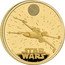 UK 100 Pounds Star Wars. X-Wing 2024 Proof STAR WARS™ ©&™ LUCASFILM LTD. coin reverse