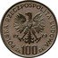 Poland 100 Zlotych Environmental Protection. Chamois. Trial Strike 1979 MW KM# Pr355 POLSKA RZECZPOSPOLITA LUDOWA 19 79 MW ZŁ 100 ZŁ coin obverse