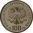 Poland 100 Zlotych Environmental Protection. Lynx. Trial Strike 1979 MW KM# Pr351 POLSKA RZECZPOSPOLITA LUDOWA 19 79 MW ZŁ 100 ZŁ coin obverse