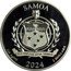 Samoa 2 Dollars (Golden Eagle) 1 OZ AG 999 2024 2 DOLLARS FA'AVA E I LE ATUA SAMOA SAMOA coin obverse