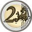 Portugal 2 Euro Games of the XXXIII Olympiad. Coloured 2024 Proof 2 EURO LL coin reverse
