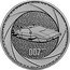 UK 2 Pounds (Wet Nellie. Bullion) 007 THE SPY WHO LOVED ME 2024 BOND IN THE 70S FINE SILVER 1 OZ 999 coin reverse