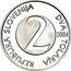 Slovenia 2 Tolarja (Swallow) REPUBLIKA SLOVENIJA DVA TOLARJA 2 2004 coin obverse