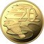 Australia 20 Cents (Memorial. Platypus) 20 SD coin reverse