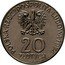 Poland 20 Zlotych 25th Anniversary of the Comecon. Trial Strike 1974 MW KM# Pr236 POLSKA RZECZPOSPOLITA LUDOWA 1974 MW 20 ZŁOTYCH J M-N coin obverse