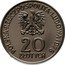 Poland 20 Zlotych Maria Konopnicka. Trial Strike 1978 MW KM# Pr317 POLSKA LUDOWA RZECZPOSPOLITA 1978 MW 20 ZŁOTYCH coin obverse