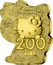 France 200 Euro Hello Kitty 50th Anniversary 2024 c ⊞ RF 2024 200 EURO 50TH ANNIVERSARY - 50ÈME ANNIVERSAIRE ©2024 SANRIO HELLO KITTY coin obverse