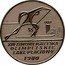 Poland 200 Zlotych XIII Winter Olympics. Trial Strike Without Torch 1980 MW KM# Pr410 PRÓBA XIII ZIMOWE IGRZYSKA OLIMPIJSKIE LAKE PLACID N Y 1980 coin reverse