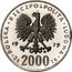 Poland 2000 Zlotych (Mikolaj Kopernik. Trial Strike) KM# Pr367 POLSKA RZECZPOSPOLITA LUDOWA 19 79 MW ZŁ 2000 ZŁ coin obverse