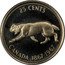 Canada 25 Cents (Centennial Trial Strike) 25 CENTS CANADA 1867-1967 coin reverse