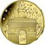 France 250 Euro (The Mascot and the Arc de Triomphe) PARIS 2024 coin reverse