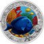 Austria 3 Euro Luminous Marine Life. Acanthurus Coeruleus 2024 In Sets only 2024 BLAUER DOKTORFISCH coin reverse