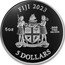 Fiji 5 Dollars (Egyptian Dragon) REREVAKA NA KALOU KA DOKA NA TUI 5OZ .999 FINE SILVER FIJI 2023 5 DOLLARS coin obverse