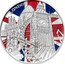 Niue 5 Dollars Journey Around the World. London 2024 CM Bullion LONDON coin reverse