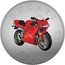 Italy 5 Euro (Ducati 916. Colored) DUCATI 2024 DUCATI 916 5 EURO A. VECCHIO R coin reverse