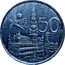 Belgium 50 Francs (Brussels World Fair. Smooth Edge) KM# 151 1958 50F C. VAN DIONANT coin reverse
