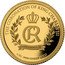 Samoa 50 Tala (Coronation of King Charles III. Royal Cipher) CR KING CHARLES III THE CORONATION OF KING CHARLES III 1/2 G .9999 FINEST GOLD coin reverse