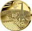 France 500 Euro Olympic Torch Relay 2024 c + ⊞ PARIS 2024 RF 500 EURO coin obverse