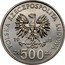Poland 500 Zlotych (Environmental Protection. Squirrel. Trial Strike) KM# Pr518 POLSKA RZECZPOSPOLITA LUDOWA 19 85 MW ZŁ 500 ZŁ coin obverse
