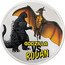 Niue Five Dollars (Godzilla vs. Rodan) GODZILLA VS RODAN coin reverse