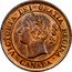 Canada One Cent (Mule with Great Britain 1/2 Penny Reverse) KM# PnA6 VICTORIA DEI GRATIA REGINA. CANADA coin obverse