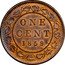 Canada One Cent (Mule with Great Britain 1/2 Penny Reverse) KM# PnA6 ONE CENT 1859 coin reverse