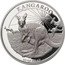 Niue One Dollar Australien Wild Babies. Kangaroo 2024  BU KANGAROO 1/2 OZ .999 AG coin reverse