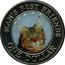 Cook Islands One Dollar (British Shorthair Cat) MAN'S BEST FRIENDS ONE DOLLAR coin reverse