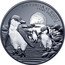 Niue One Dollar (Fairy Penguin) AUSTRALIA AT NIGHT FAIRY PENGUIN coin reverse