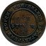 UK One Stiver (Trade and Navigation Token Coin) ONE STIVER PURE COPPER PREFERABLE TO PAPER coin obverse