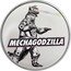 Niue Two Dollars (Godzilla. Mechagodzilla) MECHAGODZILLA coin reverse