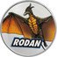 Niue Two Dollars (Godzilla. Rodan) RODAN coin reverse