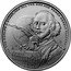 Niue Two Dollars William Shakespeare 2024  BU ALL THE WORLD'S A STAGE, AND ALL THE MEN AND WOMEN MERELY PLAYERS JI coin reverse