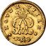 Spain 1/2 Escudo (Philip V. Madrid Mint. Monogram) PV NOVUM VTILE J M F coin reverse