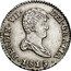 Spain 1/2 Real (Ferdinand VII Madrid Mint. Draped Bust) KM# 473.2a FERDIN VII DEI GRATIA 1813 coin obverse