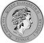 Tuvalu 1 Dollar (American Bald Eagle. Memorial) QUEEN ELIZABETH II IRB 1952 - 2022 1 OZ 9999 AG TUVALU 1 DOLLAR coin obverse