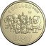 Australia 1 Dollar Bluey. Bluey, Bingo & Friends 2024 1 DOLLAR BUCK BLUEY coin reverse
