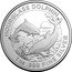 Australia 1 Dollar Dolphin Hourglass 2024 HOURGLASS DOLPHIN 1 OZ .999 FINE SILVER coin reverse
