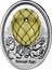 Niue 1 Dollar Faberge Eggs. Diamond Trellis Egg 2024 mw Proof FABERGÉ EGGS coin reverse